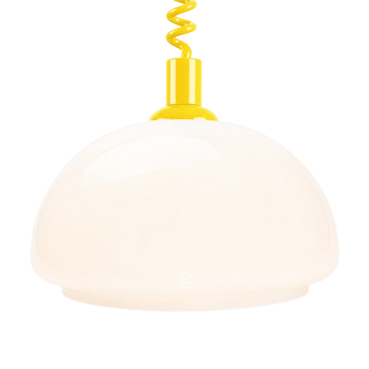 DOME OPALINE RETRACTABLE CORD LIGHT SMALL - DYKE & DEAN