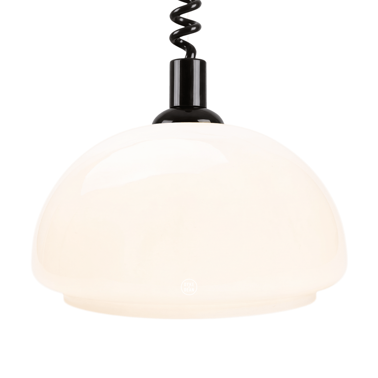 DOME OPALINE RETRACTABLE CORD LIGHT SMALL - DYKE & DEAN
