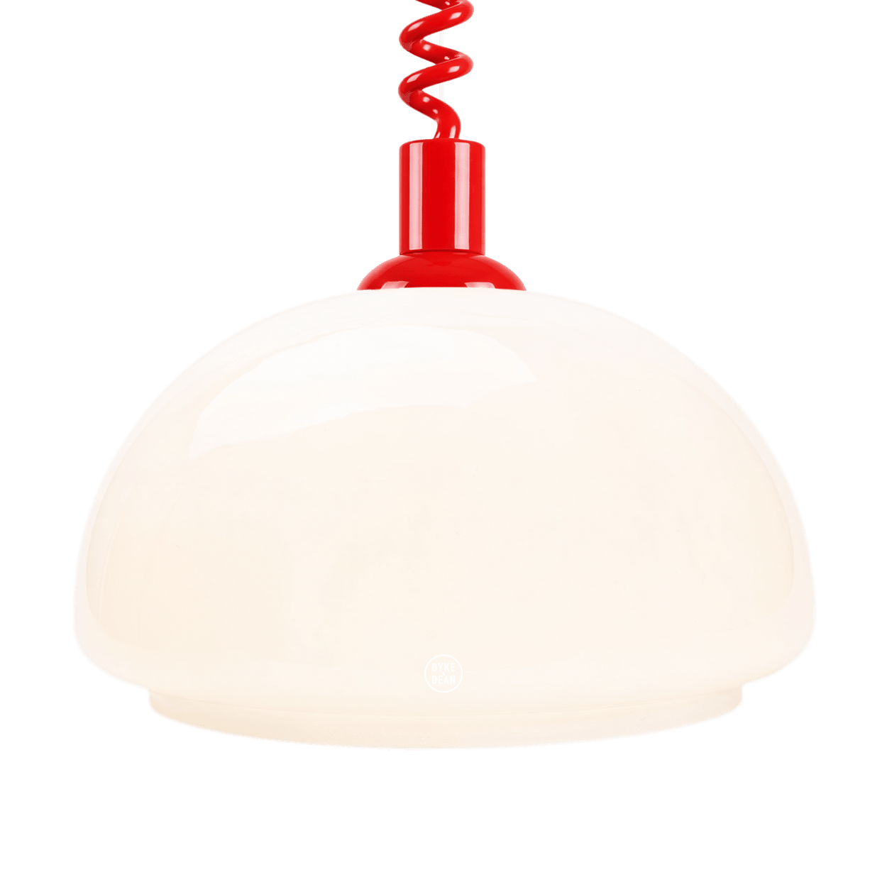 DOME OPALINE RETRACTABLE CORD LIGHT SMALL - DYKE & DEAN
