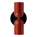 DOUBLE SCONCE LIGHT BLACK RED - DYKE & DEAN