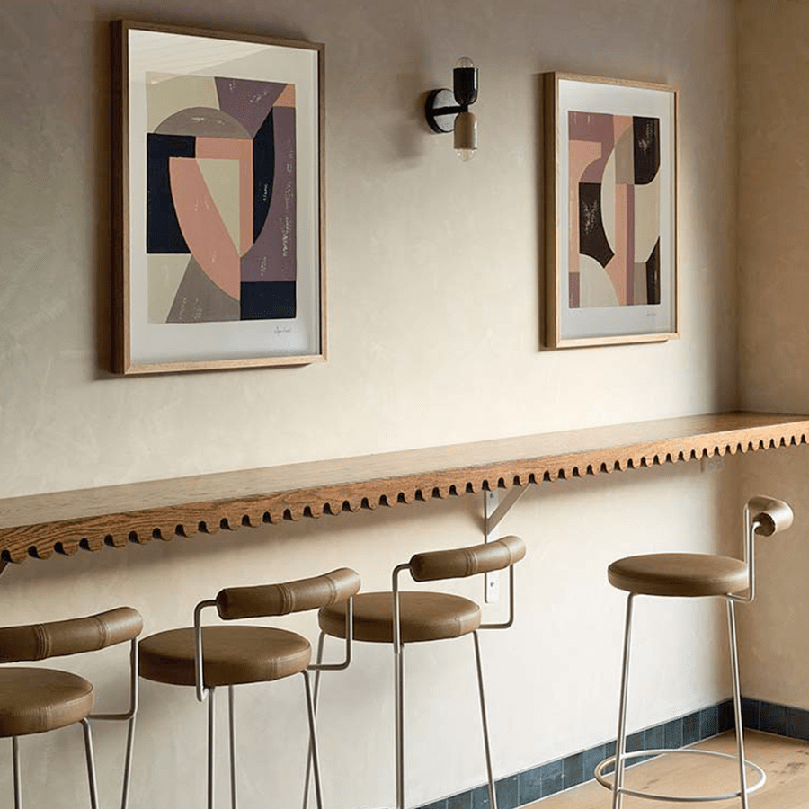 DOUBLE SCONCE LIGHT BLACK RED - DYKE & DEAN