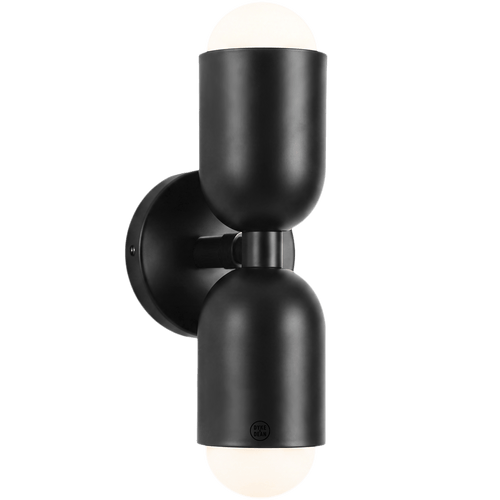 DOUBLE WALL SCONCE LIGHT BLACK - DYKE & DEAN
