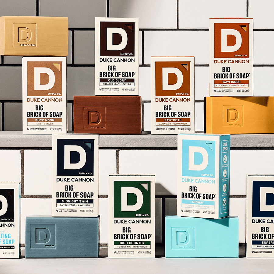 DUKE CANNON BIG ASS BRICK OF SOAP BOURBON - DYKE & DEAN