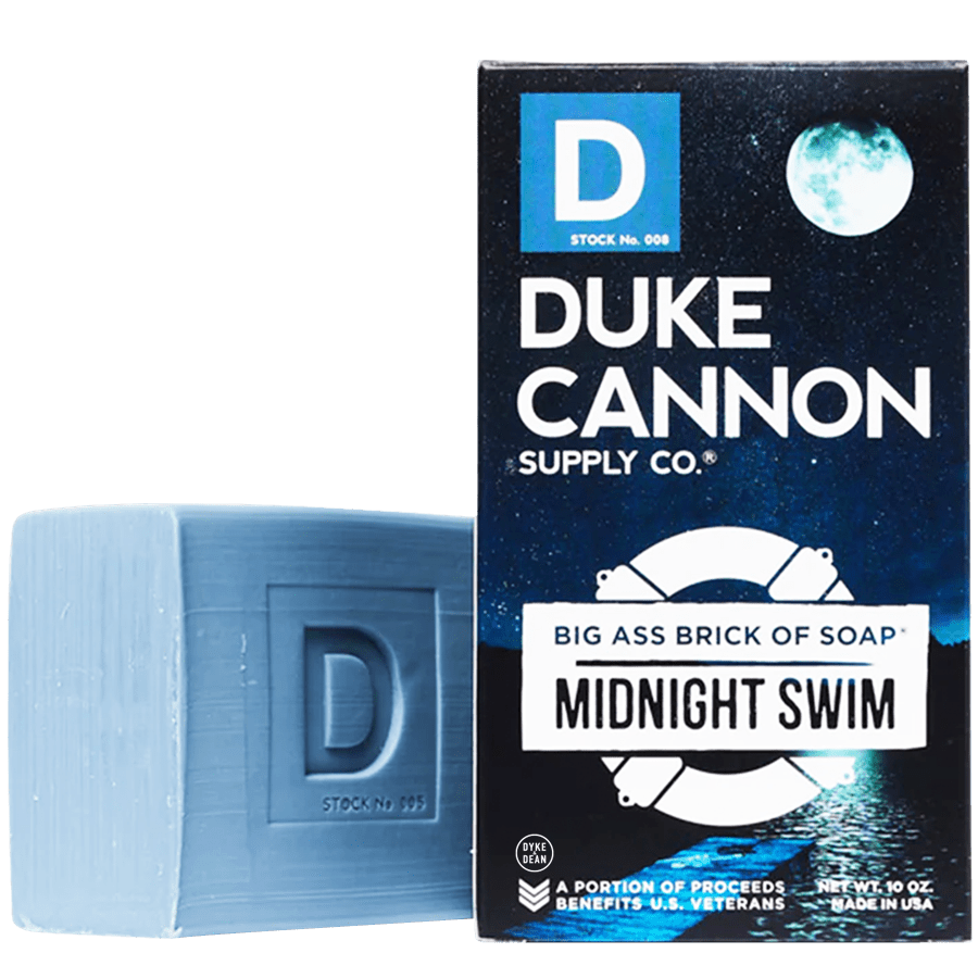 DUKE CANNON BIG ASS BRICK OF SOAP MIDNIGHT SWIM - DYKE & DEAN
