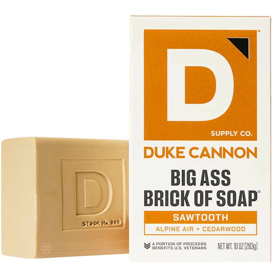 DUKE CANNON BIG ASS BRICK OF SOAP SAWTOOTH - DYKE & DEAN