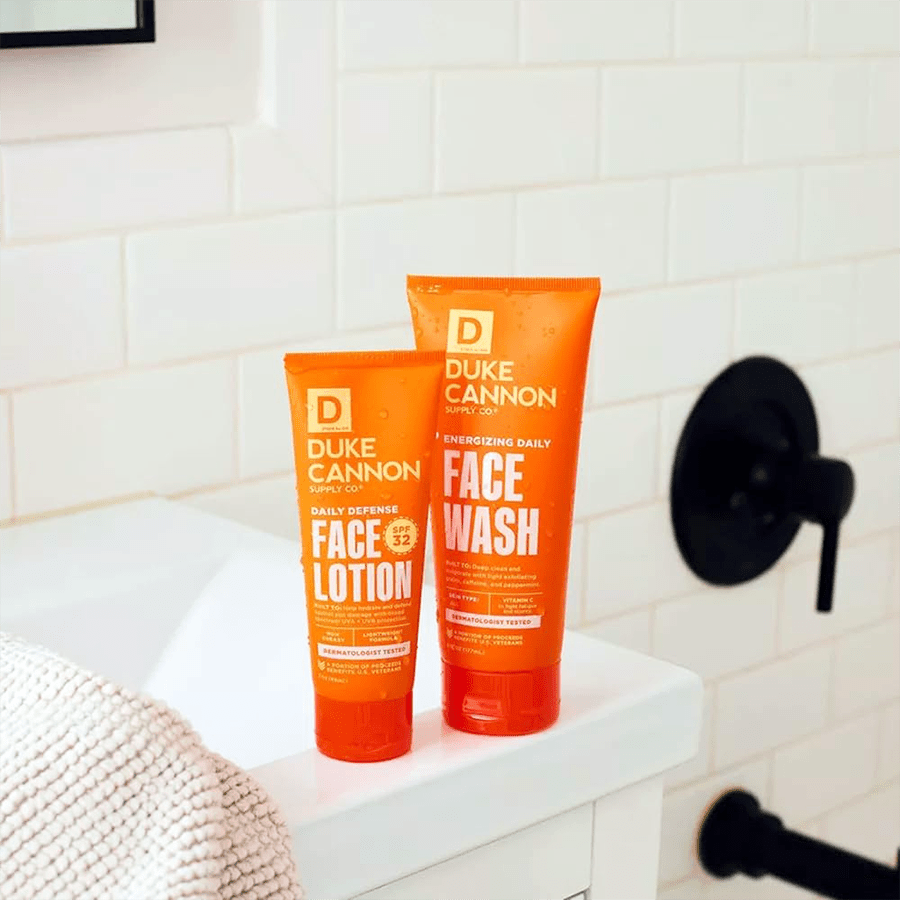 DUKE CANNON ENERGISING DAILY FACE WASH - DYKE & DEAN