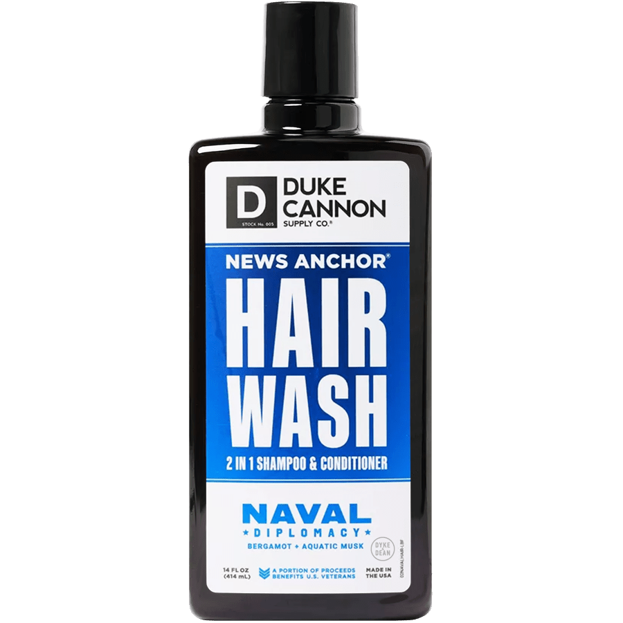 DUKE CANNON NAVAL DIPLOMACY 2-N-1 HAIR WASH - DYKE & DEAN