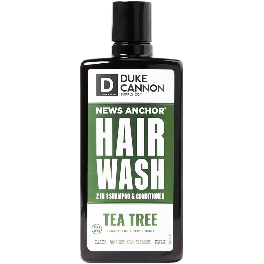 DUKE CANNON TEA TREE 2-N-1 HAIR WASH - DYKE & DEAN