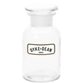 DYKE & DEAN APOTHECARY JAR CLEAR GLASS 500ML - DYKE & DEAN