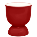 DYKE & DEAN CERAMIC EGG CUP RED - DYKE & DEAN