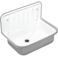 DYKE & DEAN GREY ENAMEL BUCKET SINK - DYKE & DEAN