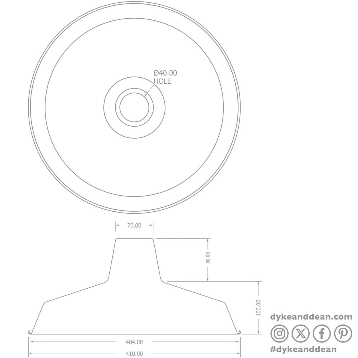 DYKE & DEAN PENDANT LAMPSHADE GREEN WITH HOOK & CHAIN SET - DYKE & DEAN