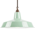 DYKE & DEAN PENDANT LAMPSHADE MINT GREEN WITH HOOK & CHAIN SET - DYKE & DEAN