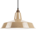 DYKE & DEAN PENDANT LAMPSHADE NUDE WITH BULB HOLDER - DYKE & DEAN