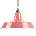 DYKE & DEAN PENDANT LAMPSHADE PINK WITH HOOK & CHAIN SET - DYKE & DEAN