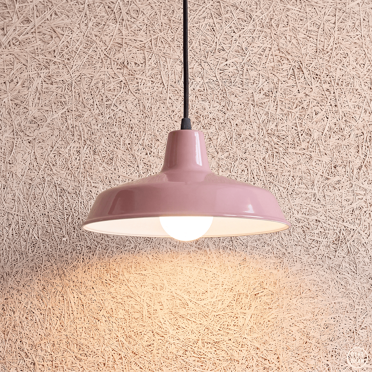 DYKE & DEAN SMALL PENDANT LAMPSHADE PINK - DYKE & DEAN