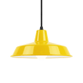 DYKE & DEAN SMALL PENDANT LAMPSHADE YELLOW E27 BULB HOLDER - DYKE & DEAN
