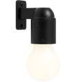 E27 BLACK RIGHT ARM WALL LAMP - DYKE & DEAN