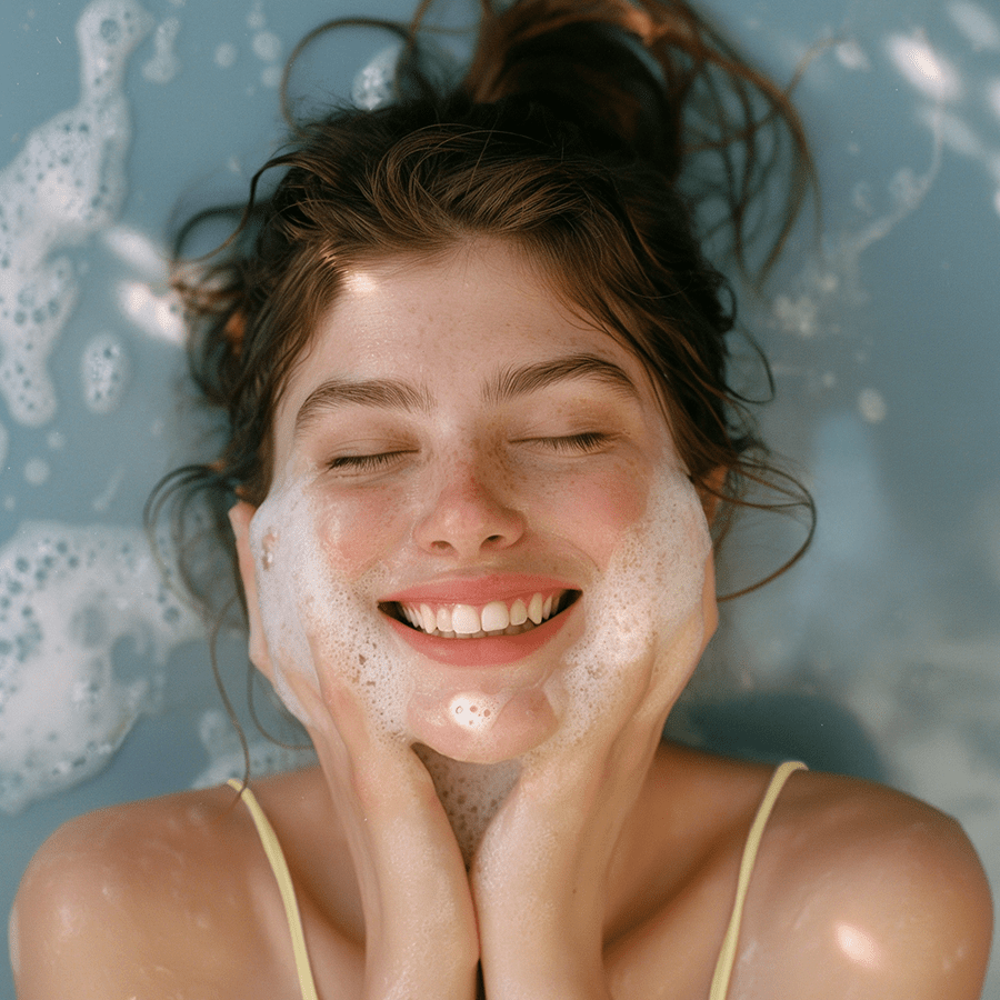 EGGWHITE & ROSEWATER FACIAL SOAP - DYKE & DEAN