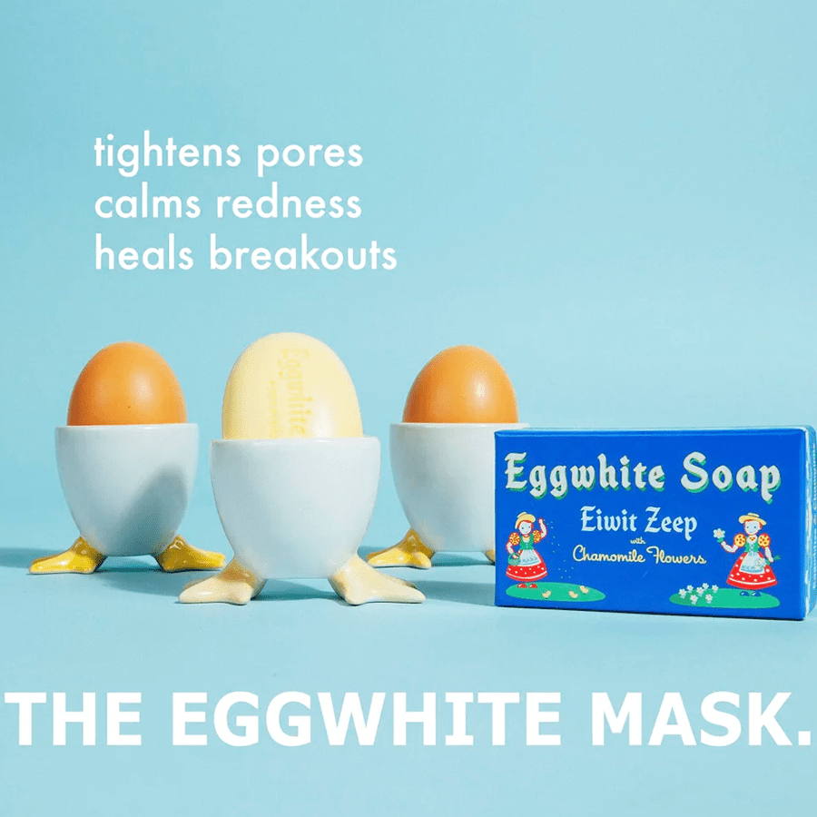 EGGWHITE & ROSEWATER FACIAL SOAP - DYKE & DEAN