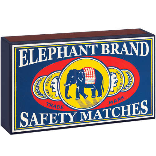 ELEPHANT GIANT SAFETY MATCHES - DYKE & DEAN