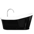 ENAMEL CAST IRON VICTORIAN ROLL TOP BATH COLOUR - DYKE & DEAN