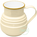 ENAMEL STEPPED JUG CREAM OUTLET - DYKE & DEAN