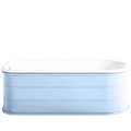 FASHION ENAMEL CAST IRON BATHTUB COLOUR - DYKE & DEAN
