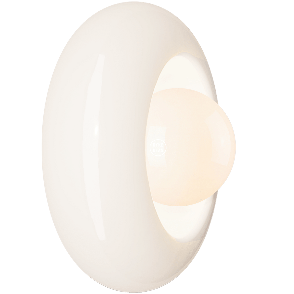 FERROLUCE BUMBUM CERAMIC DISC SCONCE WALL LIGHT LARGE - DYKE & DEAN