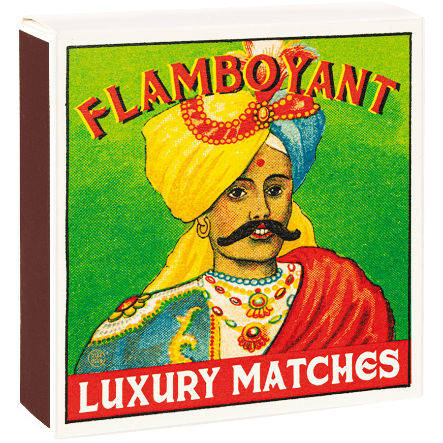 FLAMBOYANT LUXURY SAFETY MATCHES - DYKE & DEAN