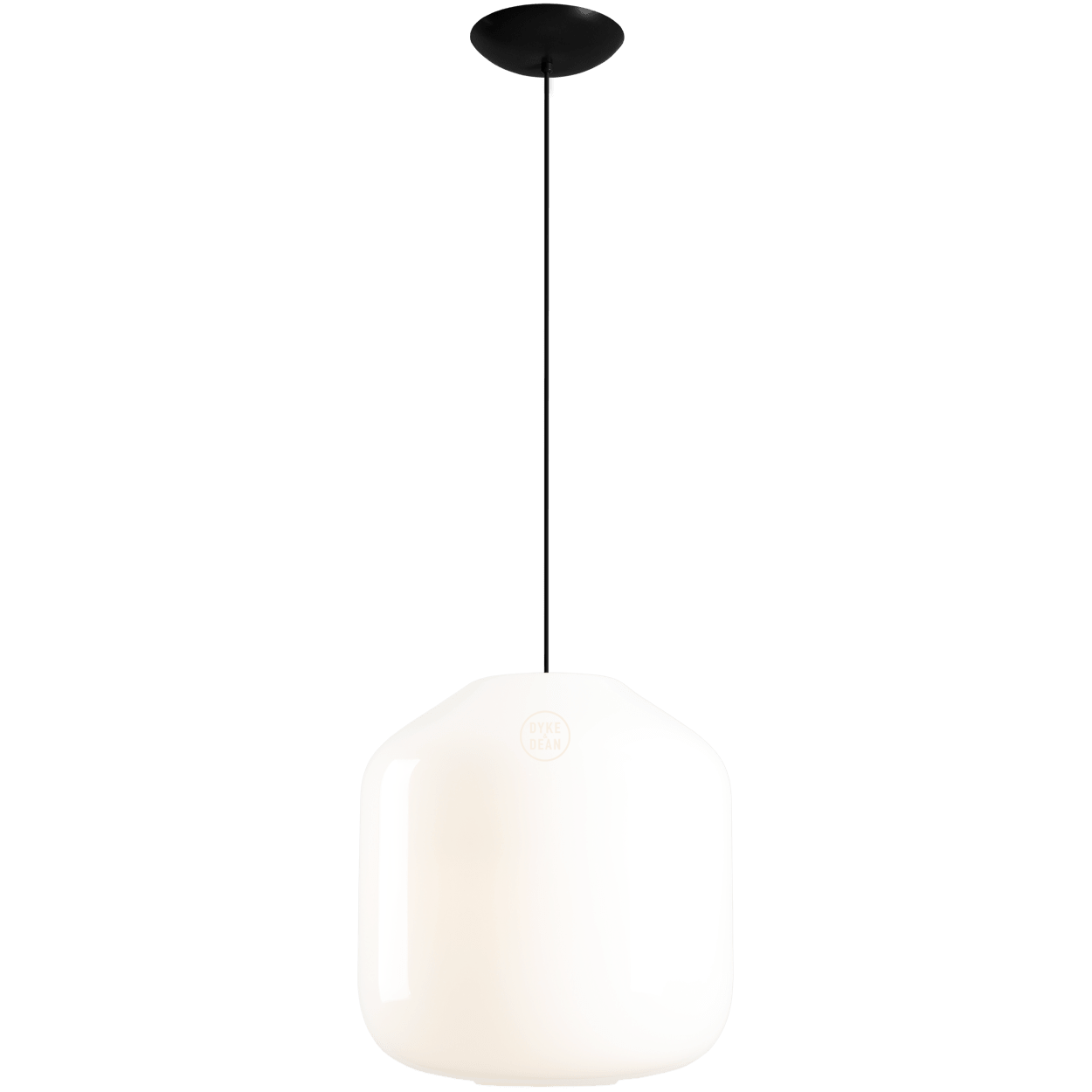 FLASK ORCHID BLACK GLASS PENDANT LIGHT XL - DYKE & DEAN