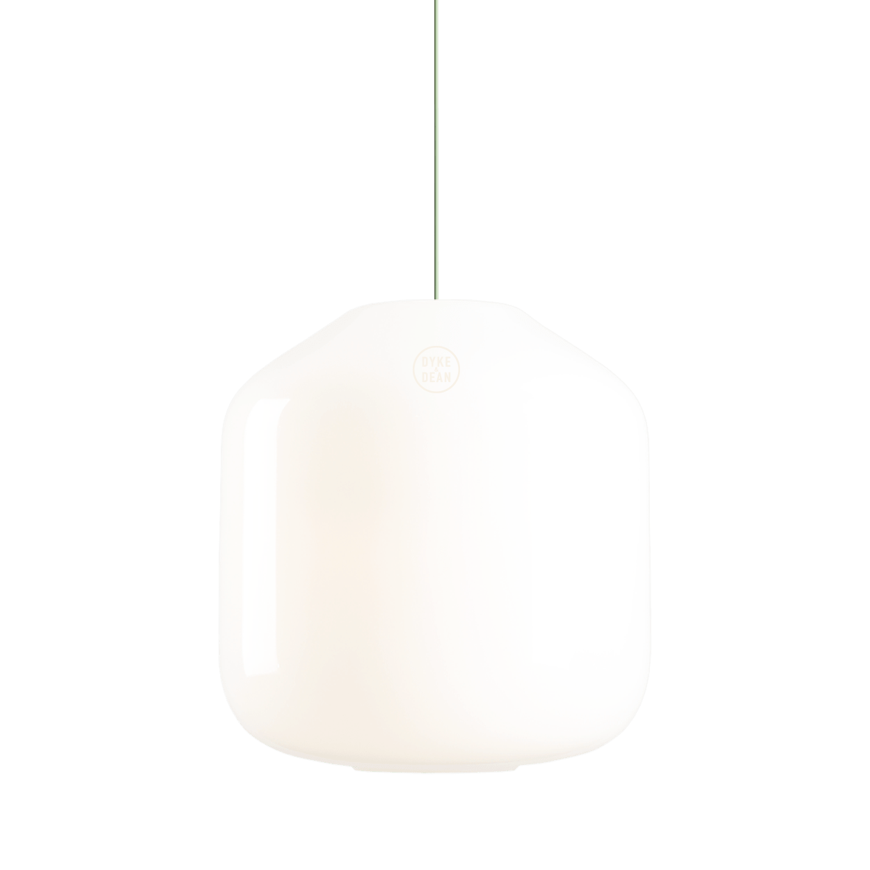 FLASK SAGE GREEN GLASS PENDANT LIGHT SMALL - DYKE & DEAN