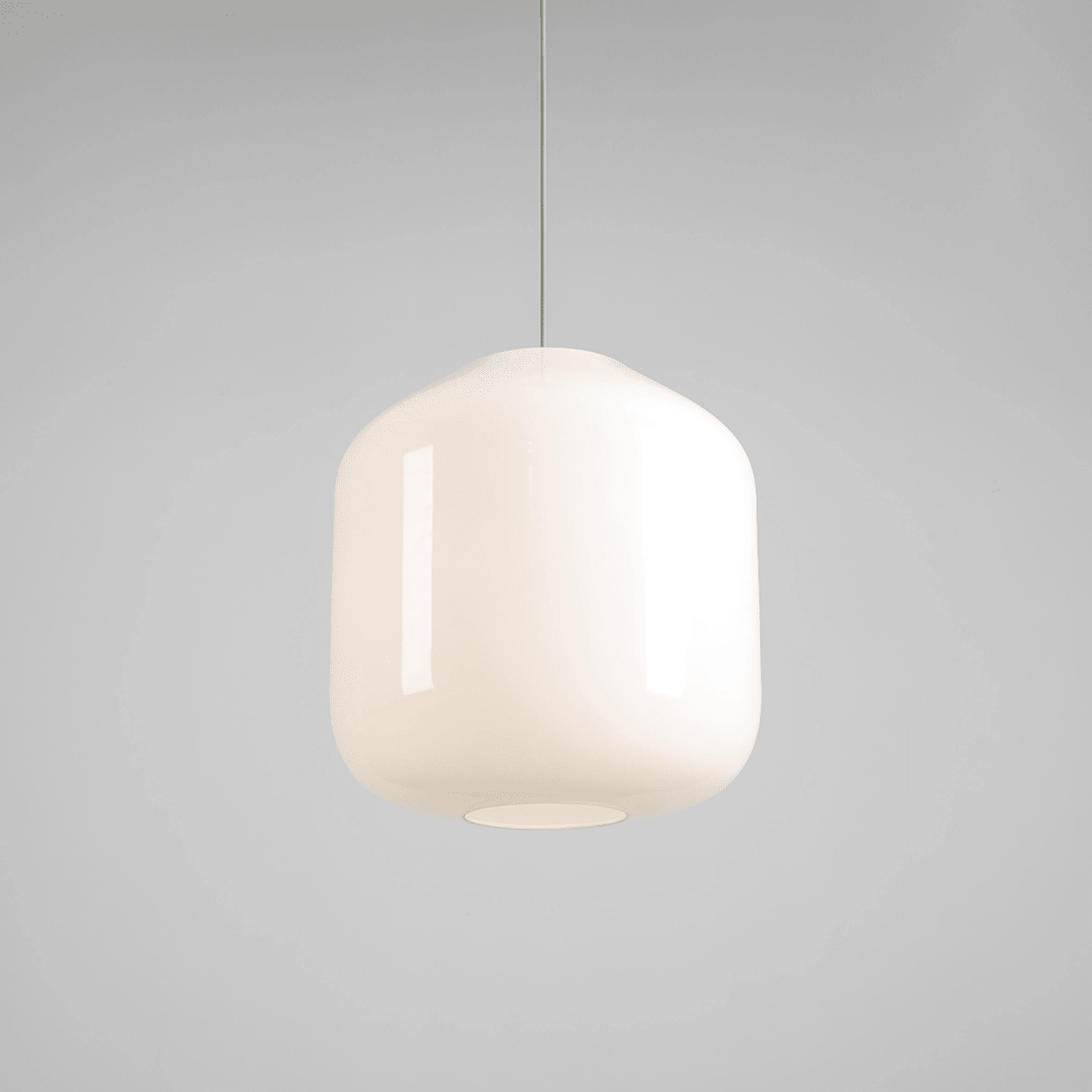 FLASK SAPPHIRE BLUE GLASS PENDANT LIGHT XL - DYKE & DEAN