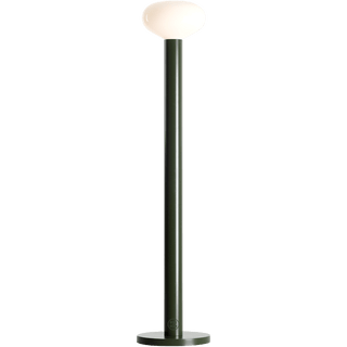 FLO OPAL GLASS ORB FLOOR LIGHT MOSS GREEN - DYKE & DEAN