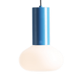 FLO OPAL GLASS ORB SMALL PENDANT LIGHT BLUE - DYKE & DEAN