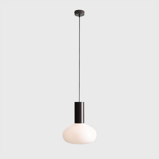 FLO OPAL GLASS ORB SMALL PENDANT LIGHT MOKKA - DYKE & DEAN