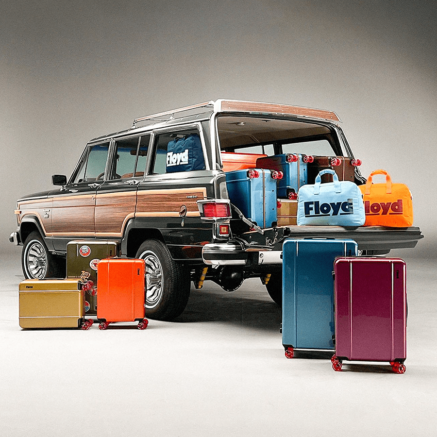 FLOYD CHECK IN TRAVEL CASE VEGAS GREEN - DYKE & DEAN