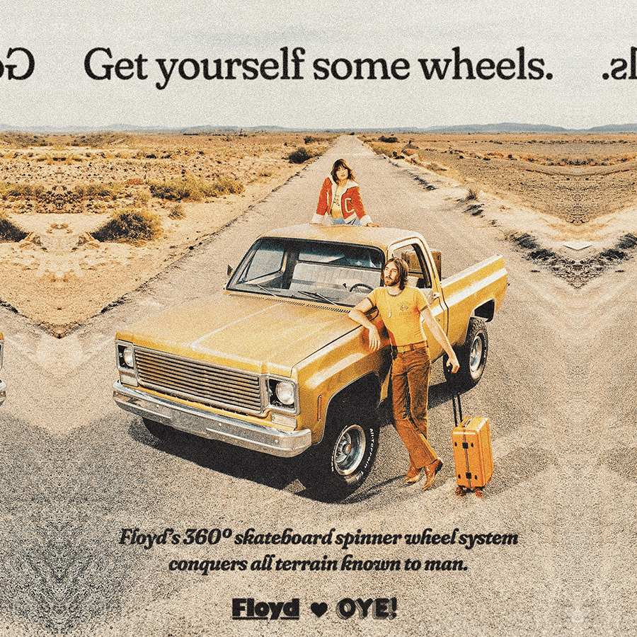 FLOYD CHECK IN TRAVEL CASE VEGAS GREEN - DYKE & DEAN