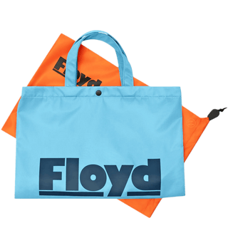 FLOYD SHOPPER BAG SKY BLUE - DYKE & DEAN