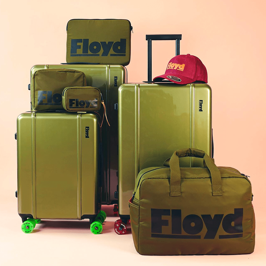 FLOYD WEEKENDER BAG SHARK BLUE - DYKE & DEAN