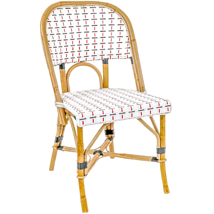 FRENCH BISTRO RATTAN CHAIR VERTICAL - DYKE & DEAN