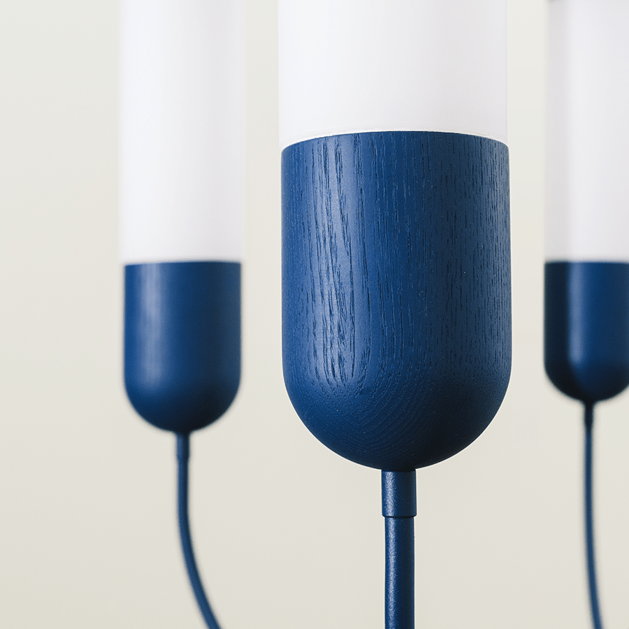 FUNSUI CHANDELIER FIXED LIGHT WHITE - DYKE & DEAN