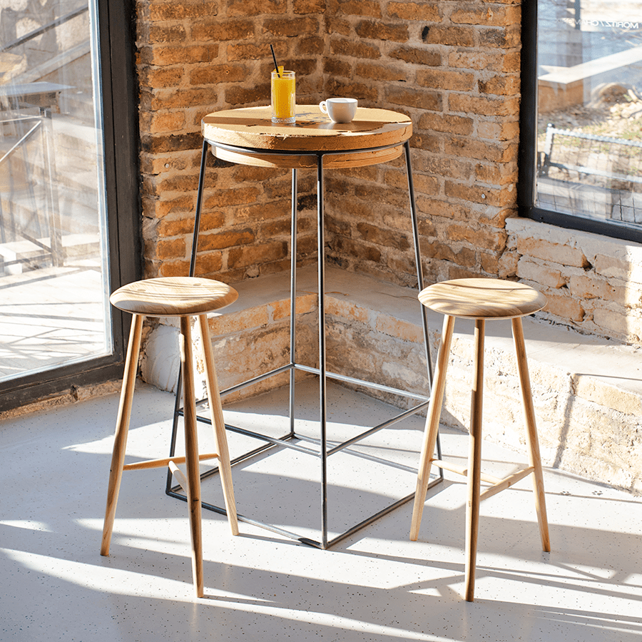 GAZZDA BLANC BAR STOOL SMALL - DYKE & DEAN