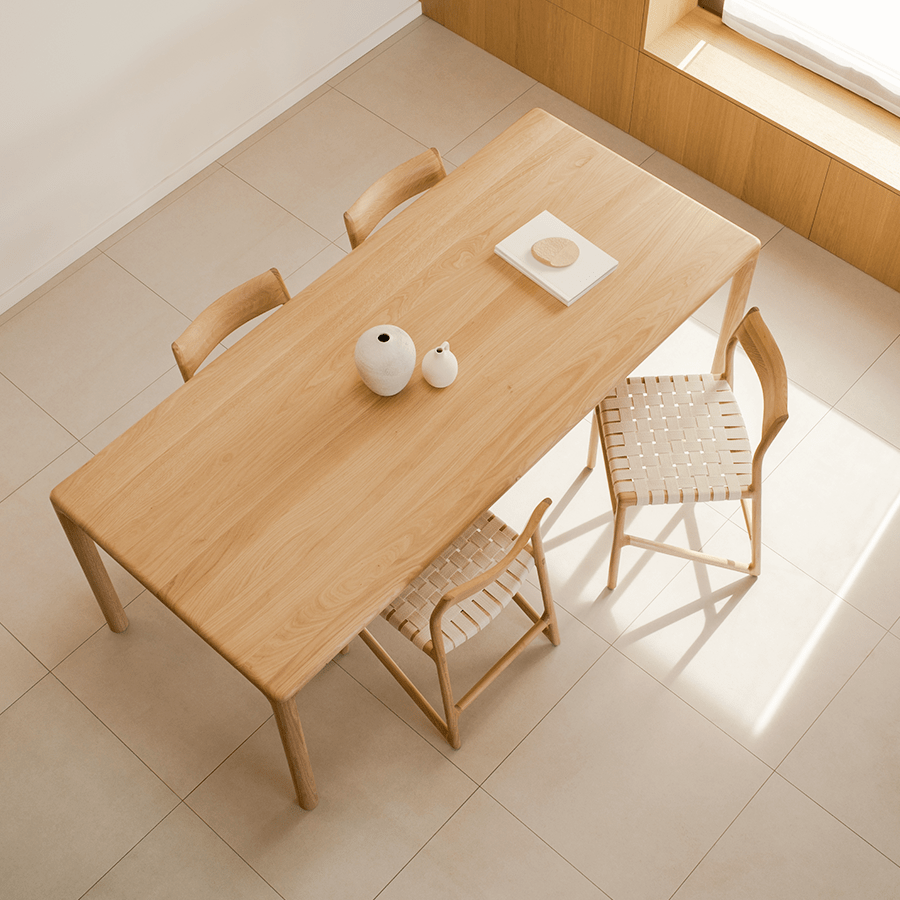 GAZZDA DERVEN TABLE OAK 160X90 - DYKE & DEAN
