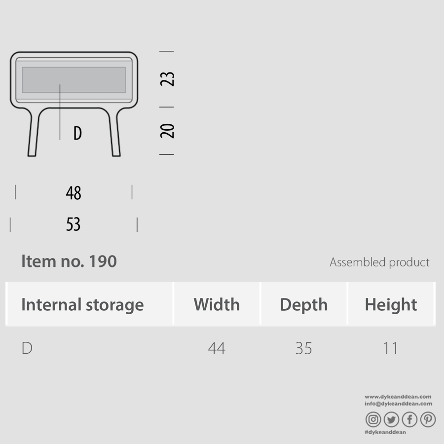GAZZDA FAWN NIGHTSTAND - DYKE & DEAN