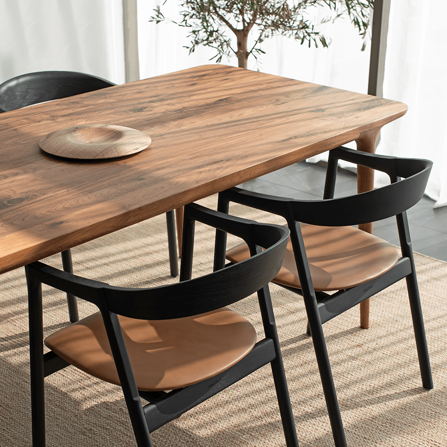 GAZZDA FAWN OAK DINING TABLE 220 - DYKE & DEAN