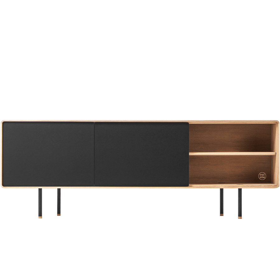 GAZZDA FINA SIDE BOARD BLACK OAK 180 - DYKE & DEAN