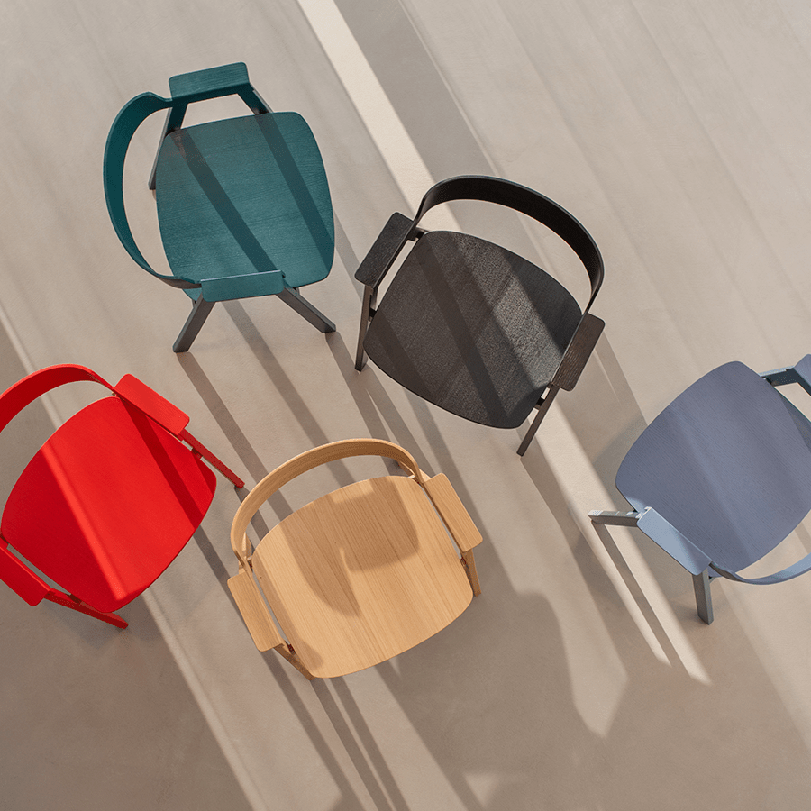 GAZZDA FLIP CHAIR NATURAL OAK - DYKE & DEAN