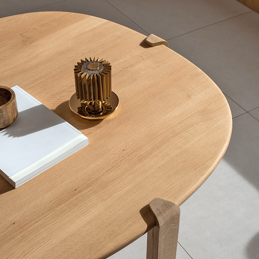 GAZZDA KULIN LONG COFFEE TABLE OAK 180 - DYKE & DEAN