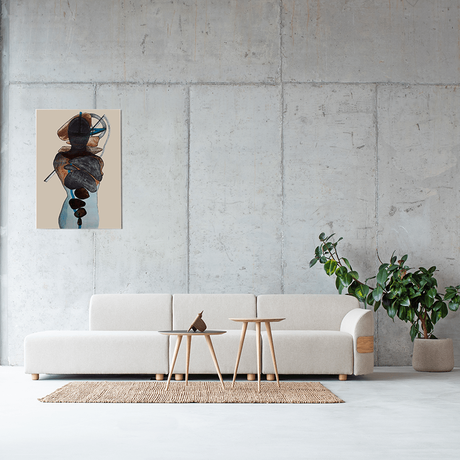 GAZZDA ROUND ARP TABLE NATURAL OAK 55CM - DYKE & DEAN